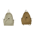 thumbnail image 1 of Mochila Con Cordón Nailon Gran Capacidad para Hombre Y Mujer (Beige), 1 of 6