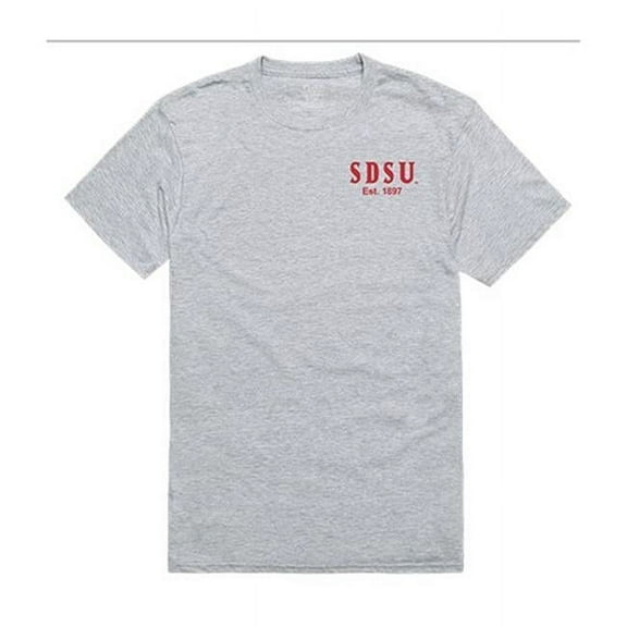 W Republic Apparel 528-177-HGY-04 San Diego State University Practice Tee for Men, Heather Grey - Extra Large