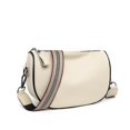 thumbnail image 2 of Bolsos bandolera de cuero para mujer Bolso con cinturón para mujer Bolso bandolera de cuero genuino para mujer Bolso de pecho para mujer negro Bolso pequeño Bolso bandolera para mujer, blanco., 2 of 3