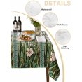 thumbnail image 2 of Teal Spring Floral Table Cloth, Summer Butterfly Farmhouse Waterproof Tablecloth for Rectangle Tables, Reusable Washable Fabric Table Cover for Restaurant Kitchen Dining Tables 60"x102", 2 of 6