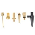 thumbnail image 2 of Copper Inflator Pump Nozzle Kit Presta Schrader Valve Adapter Tube Bicycle Valve Adaptors For Road & MTB Tire Pump, 2 of 4