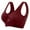 A3-Wine, variant on Womens Seamless Wireless Bras Sports Bras for Women High Support Sports Bra Wirefree Yoga Bra With Removable Pads Bras for Women