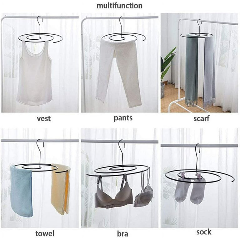 OUSITAID Spiral Shaped Drying Rack Laundry Stand Hanger for Dorm Bed Sheet Coverlet Coverlid Bedspread Scarf Blanket Bath Towel Towelling Clothes Drying Rack Walmart