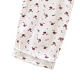 thumbnail image 5 of Bovxnpu Women's Pajama Pants Sleep Lounge Bottoms Cotton Capris Straight Leg Loose Casual Home Wear Pants Sleepwear, 5 of 6