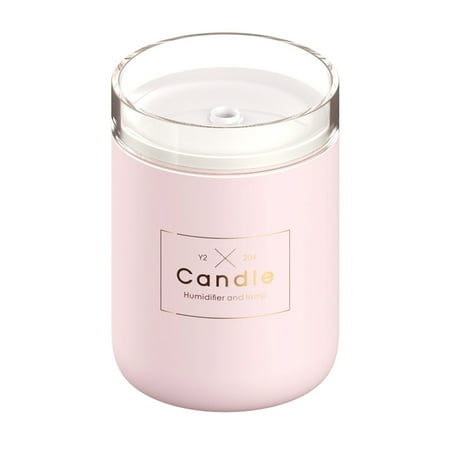 

Air Humidifier LED Candle Ultrasonic Cool Mist Diffuser (Pink)