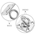 thumbnail image 3 of OULII 2Pcs Ceiling Hooks Heavy Duty Pad Eye Plate Hooks Stainless Steel Flexible Positioning for Boats, 3 of 8