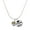 Two Tone, variant on Silver-tone Celtic Knot Trinity Band Spinner - Silvertone Senior Class of 2026 Dome Necklace, 18"