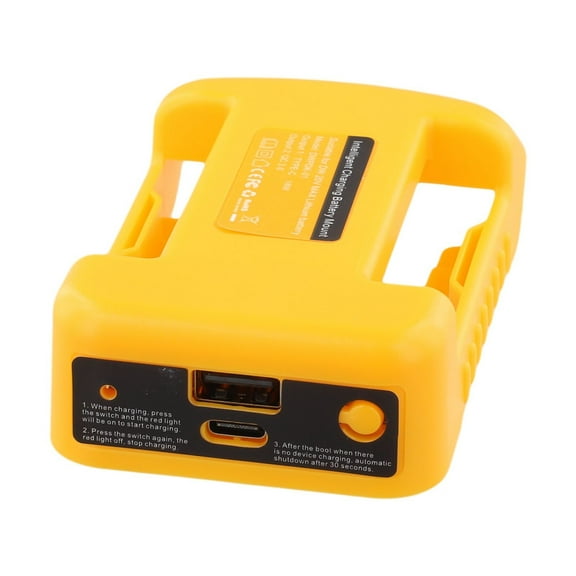 Battery Adapter Compatible with Dewalt 18V Tools,USB & Type-C Power Converter for Electronic Devices
