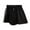 Black, variant on OSOLU Toddler Girls Casual Loose Fit Solid Color Shorts For Everyday Outdoor And Sports Activities Comfortable Breathable Summer Pants For Kids Age 3 12 Years Comfort Dailywear, 9-10 Years