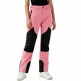 thumbnail image 6 of ATOGUTA Ski Girl Pants Warm Fleece Windproof Water Proof Outdoor Hiking Ski Pants Size 4T-13, Pink, 6 of 6