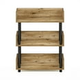 thumbnail image 3 of Furinno Turn-N-Tube 3-Tier Freestanding Multipurposes Display Rack, Bookshelf, Flagstaff Oak/Black, 3 of 6