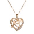 thumbnail image 2 of Apmemiss Mothers Day Gifts Clearance Heart Shaped Crystal Pendant Necklace Jewelry Mother's Day Gift for Mom Sale Items Clearance Today, 2 of 5