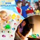 thumbnail image 5 of Juguete de baño de goma con forma de tortuga y pato para niños que brillan en la oscuridad, 24 unidades, 5 of 5