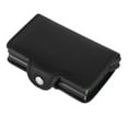 thumbnail image 2 of Credit Card Storage Case, ID Card Holder Portable Dual Deck PU Leather  for Casual Settings Black Short Type, 2 of 8