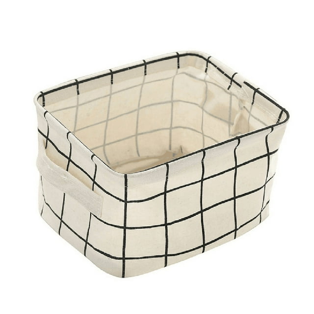 Foldable Storage Bins, Usavan Premium Fabric Linen Organizer Box, Waterproof Hedgehog Bear Tree Pattern Toy Closet Container for Home Office