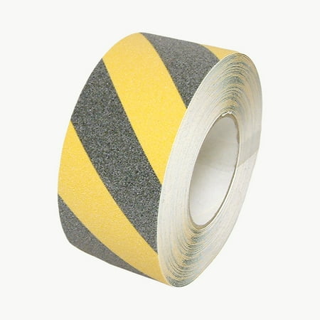 JVCC NS-2A Premium Non-Skid Tape: 3 in. x 60 ft. (Yellow with Black stripes)