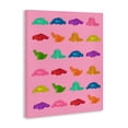thumbnail image 2 of Stupell Industries Contemporary Dinosaur Gummies on Pink Canvas Art, 24 x 30, by LISH Creative, 2 of 8
