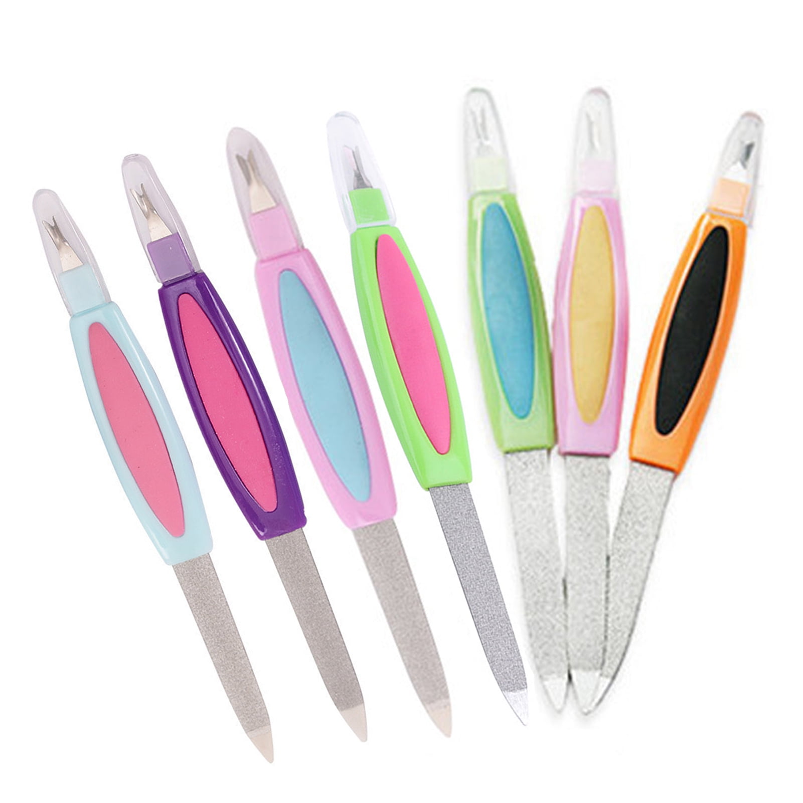 Nail Art Dual-Purpose File 2-In-1 Double-Headed Nail File With
