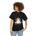 thumbnail image 3 of Guinea Grooves Unisex Heavy Cotton Tee Cute Pig Wearing Headphones Tshirt, 3 of 12