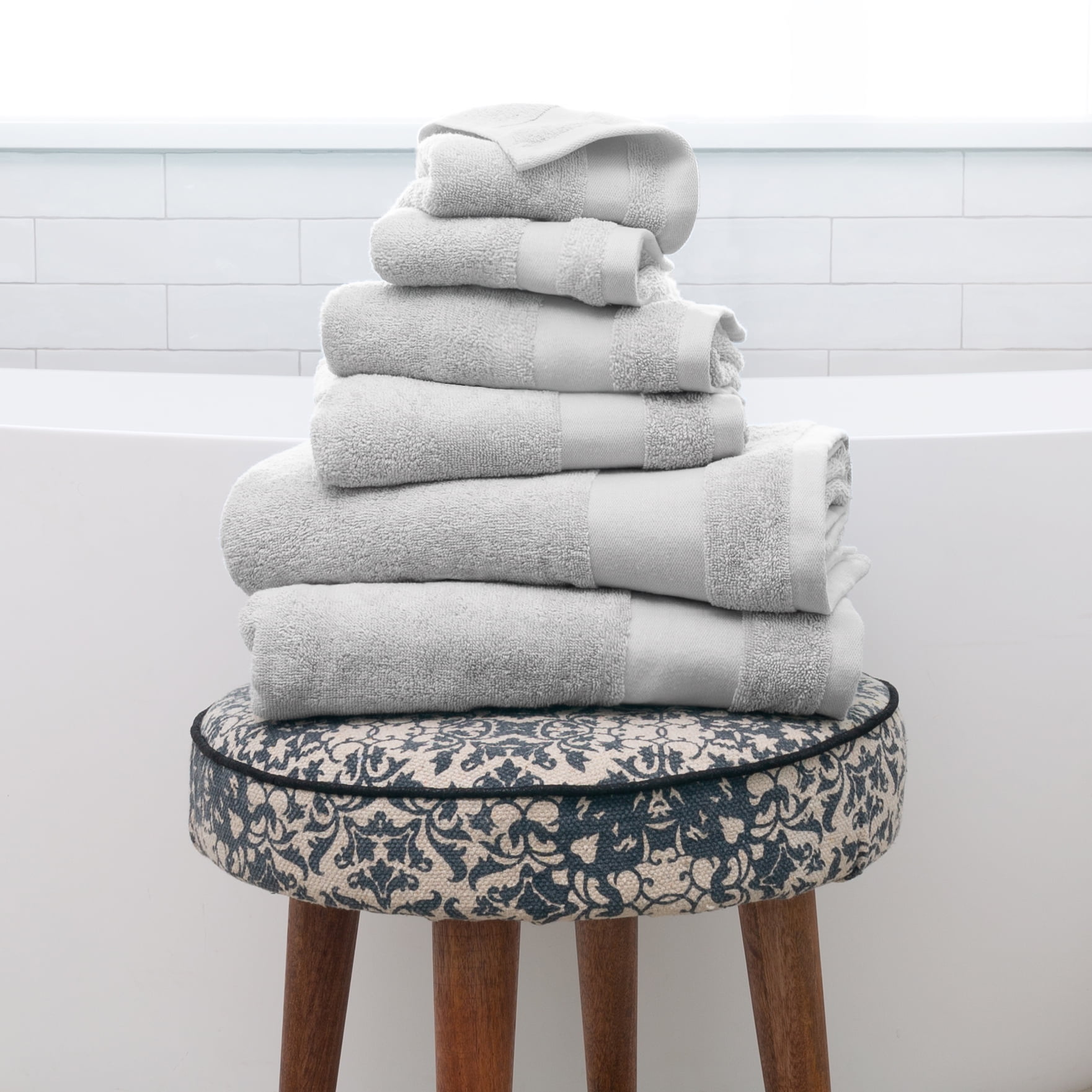 Grey Bath Towel Set (6 Piece) – DreamField Linen
