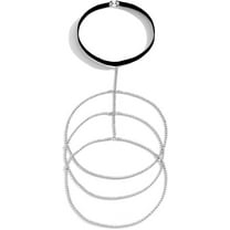 Alloy Rhinestone Sexy Multilayer Tassel Leg Chain Thigh Body Chain for Women Girls 450~1000mm