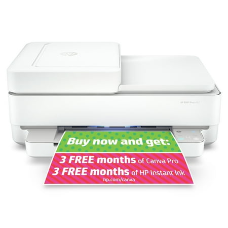 HP ENVY Pro 6452 Wireless All-in-One Color Inkjet Printer - Instant Ink (Best Inkjet Printer For Small Business)