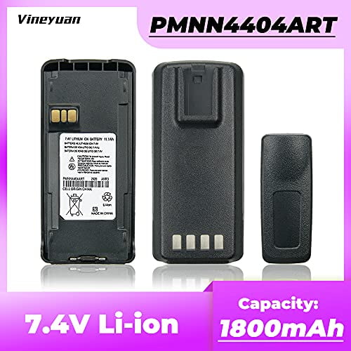 CP1600,CP185,EP350 1800 mAh Li-on Rapid PMNN4404ART Batterie de rechange pour Motorola CP1200 CP1300 