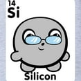 thumbnail image 2 of CafePress - Cute Element Silcon Si - Cute Infant Baby Football Bodysuit, 2 of 3
