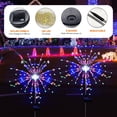 thumbnail image 4 of WSBDENLK Christmas Solar Garden Lights Outdoor Waterproof Solar Stake Lights 120Pcs Led Solar Outdoor Lights for Yard Flower Bed Decoration Decorative Lights Indoor, 4 of 8