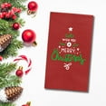 thumbnail image 2 of Christmas Napkins, We Wish You A Merry Christmas, Red Paper Dinner Napkins, Christmas Table Decor and Guest Towels, Christmas Gift, Party Favors (6Pack - Red), 2 of 3