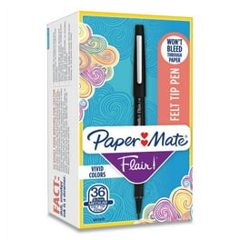 Point Guard Flair Felt Tip Porous Point Pen, Stick, Medium 0.7 mm, Black Ink, Black Barrel, 36/Box Point Guard Flair Felt Tip Porous Point Pen, Stick, Medium 0.7 mm, Black Ink, Black Barrel, 36/Box