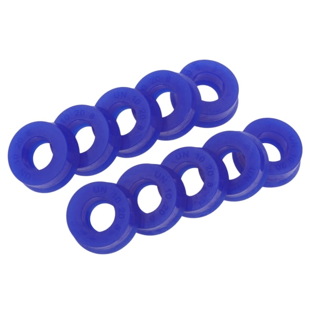 Anillo de Sello de Aceite Universal Unique Bargains Labio UN Sello de Eje Rotativo 10x20x8mm Alta Presión TPU Azul 10 Pcs