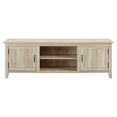 thumbnail image 3 of 70 inch Farmhouse TV Console with Side Doors - White Oak, 3 of 6