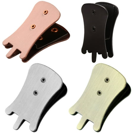 

NUOLUX 4pcs Erhu Mutes for Adjustment Practical Metal Erhu Mute Clips Accessories