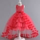 thumbnail image 2 of Vestido de niña Vestido de noche Vestido de cola Vestido de princesa sin mangas Falda de globo Falda de pastel Vestido de noche Disfraz, 2 of 5