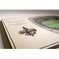 thumbnail image 4 of YouTheFan NFL New Orleans Saints 5 Layer Stadiumview Wall Art, 4 of 5