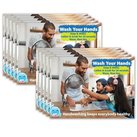 UPC: 0703185970273 | Ashley Productions Smart Poly PosterMat Pals Space Savers Keep Everybody Healthy 13  x 9.5  10/Pack