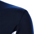 thumbnail image 4 of Pompotops Men's Spring And Summer Leisure Patchwork Shirt With Lapel Short Sleeves on Sale, 4 of 8