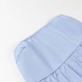 thumbnail image 6 of CUSTG Women Tank Top Summer Simple Stylish Versatile Strapless Ruffle Flowy Design Camisole Comfortable Vest For Ladies Casual Daily Wear And Layering,Blue,L, 6 of 9