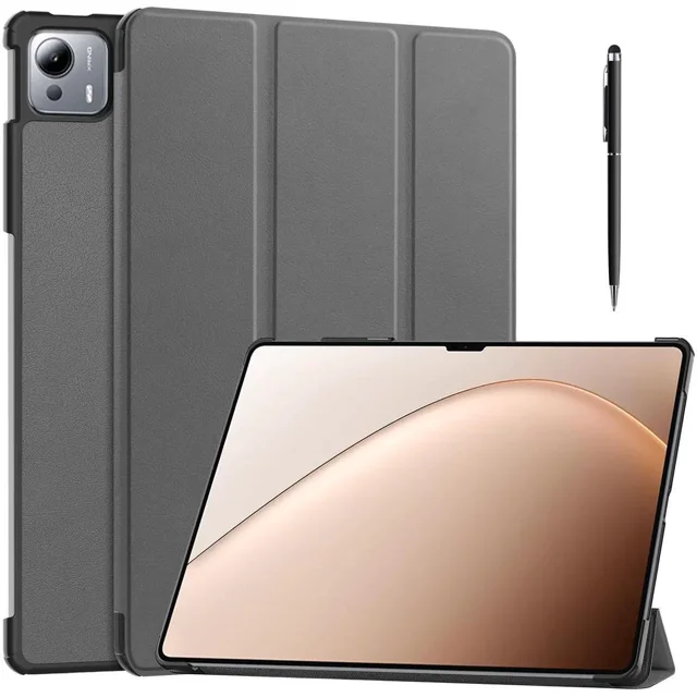 Étui pour Xiaomi Pad 7 Ultra 14 Pouces, Étui Rigide Légère et Mince avec Support Multi-Angle, Stylet Universel