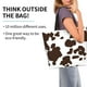 thumbnail image 2 of Fotbe Brown Cow Bolsa Tote Estética de Lona con Estampado para Mujer - Bolsa Reutilizable de Hombro Casual para Vacaciones, Compras, Trabajo y Gimnasio, 2 of 8