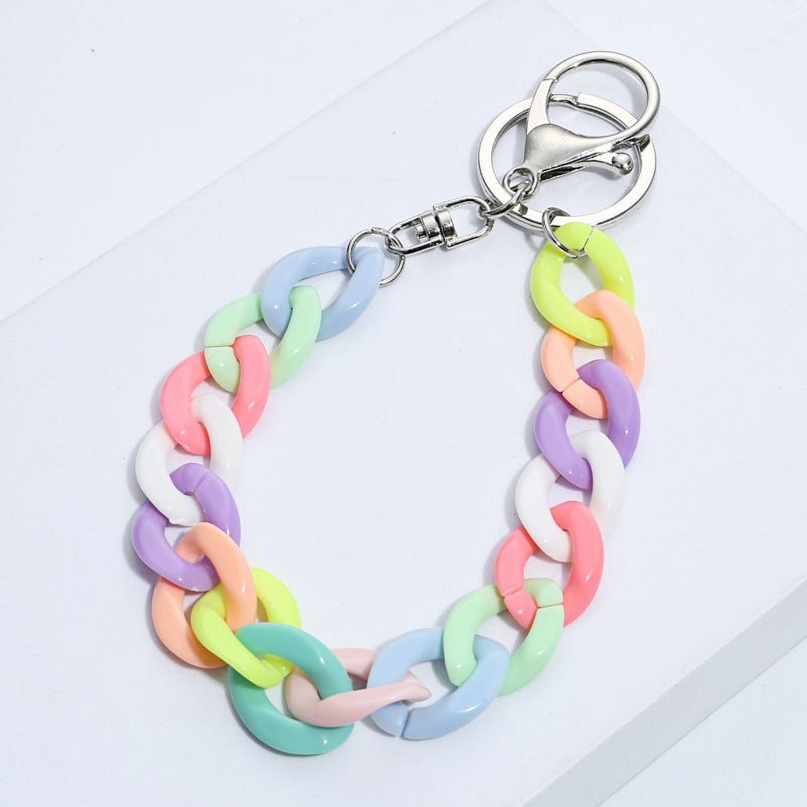 Acrylic Chain Clothing Keychain Pendant: Stylish Key Ring Accessory with Durable Acrylic Material and Secure Key Pendant Design