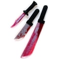 thumbnail image 3 of Machete sangrante Accessory Fun World de 21 cm con sangre teatral, 3 of 4
