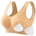 thumbnail image 2 of Sports Women's Bra Women'S Fashionable Sport Bra Breathable Underwear Large Size No Rims Seamless Thin Sports Yoga (With Breast Pads), Women's Bra S, 2 of 4