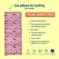 thumbnail image 3 of Wildkin Kids Pillowcase Lounger Cover – Travel-Friendly Sleepover Lounger, Fits Standard Pillows (Pillows Not Included), Soft Cotton Blend, Fun Patterns for Boys & Girls - Horses, 3 of 8