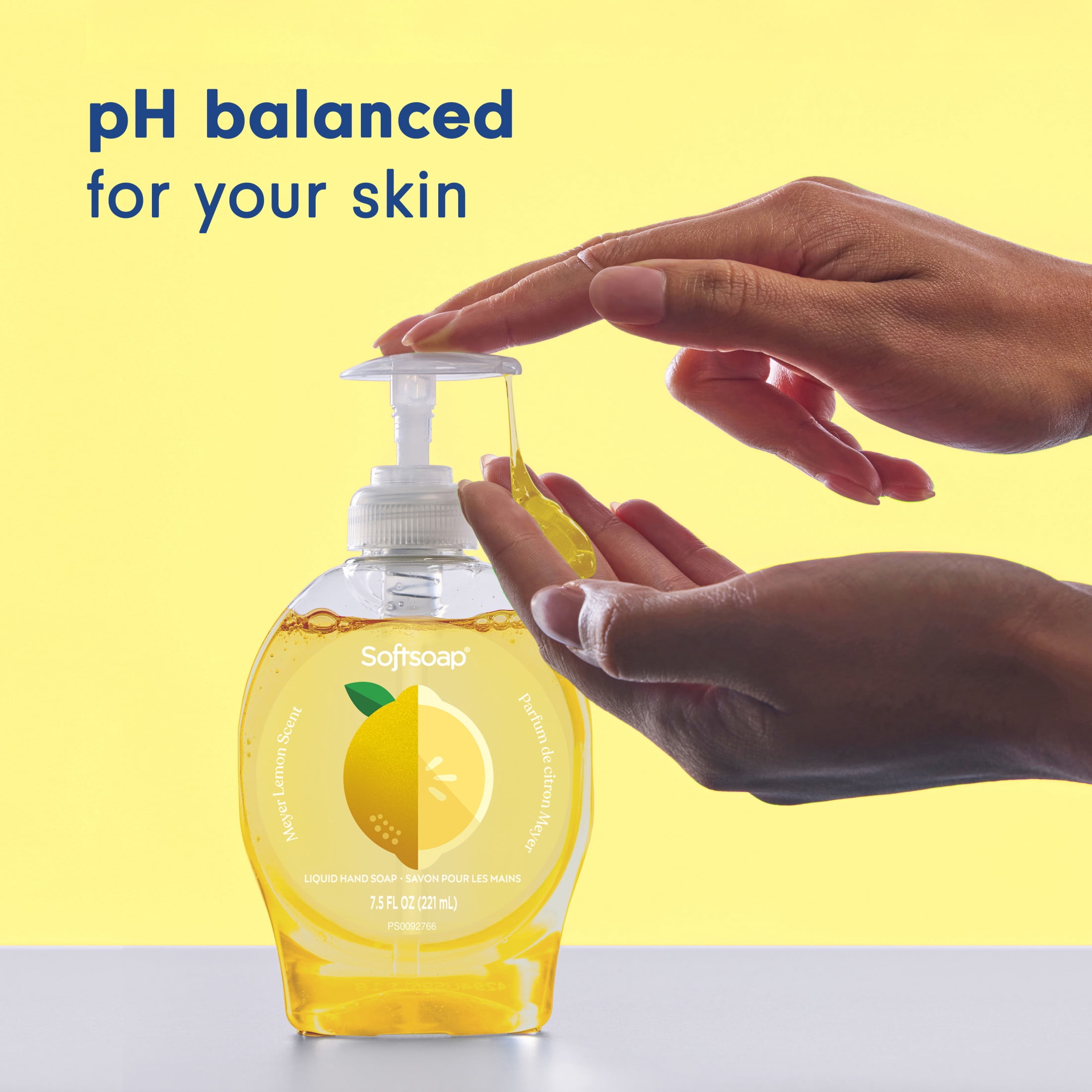 (6 pack) Softsoap Limited Edition Liquid Hand Soap, Meyer Lemon Scent, 7.5 fl oz Pump Bottle