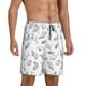 thumbnail image 2 of Fotbe Sea Turtle Pantalones Cortos de Pijama para Hombre, Ropa de Dormir, Pantalones de Pijama Cortos para Hombre-Small, 2 of 6