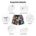 thumbnail image 6 of Splatoon Men's Swim Trunks Quick Dry Beach Board Shorts with Pockets Mesh Lining Bathing Suits, 6 of 7