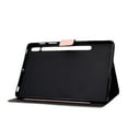 thumbnail image 2 of Glitter Folio Flip Case for Samsung Galaxy Tab S8/S7 Case 11 Inch (SM-X700/X706/T870/T875), PU Leather Folding Stand Card Slots Cover with Multiple Viewing Angles Tablet Case Cover,Rosegold, 2 of 10