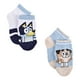 thumbnail image 3 of Calcetines Bluey Quarter para niños de 2 a 4 toneladas, paquete de 10 unidades, color blanco, 3 of 5